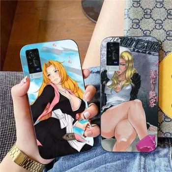 Чехол для телефона Rangiku Bleach Manga для VIVO Y95 Y93 Y31 Y20 V19 V17 V15 Pro X60 NEX, мягкий черный чехол для телефона VIVO Y95