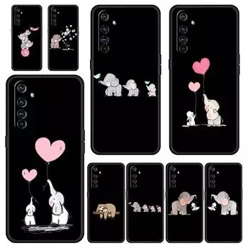 Чехол для телефона Realme 12 11 10 9 8 5G 7 6 GT5 GT3 GT2 Pro Plus C21 C11 C25 C35 Realme GT Neo 2 3 3T 5, чехол для пары, стильный мультяшный чехол Realme 7 Pro