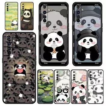 Чехол для телефона Realme 12 11 10 9 8 5G 7 6 GT5 GT3 GT2 Pro Plus C21 C11 C25 C35 GT Neo 2 3 3T 5 чехол милый панда лазающий бамбук Realme GT Neo 3
