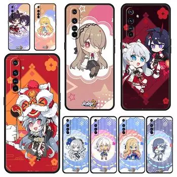 Чехол для телефона Realme 12 11 10 9 8 5G 7 6 GT5 GT3 GT2 Pro Plus C21 C11 C25 C35 GT Neo 2 3 3T 5, милый чехол Honkai Impact 3rd Game Realme C35