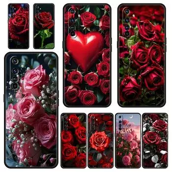Чехол для телефона Realme 12 11 10 9 8 5G 7 6 GT5 GT3 GT2 Pro Plus C21 C11 C25 C35 GT Neo 2 3 3T 5, чехол с красивыми цветами красной розы Realme GT2