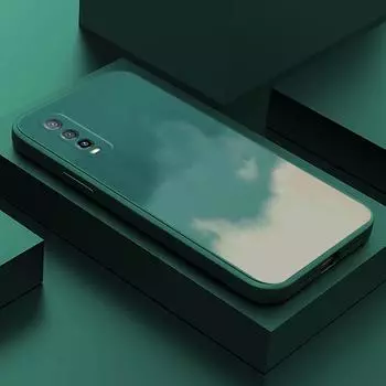 Чехол для телефона Realme 6 8 Pro C3 OPPO Honor 8X MAX 9 Pro Oneplus 8T 9 Pro XT Vivo Y17 V21E V17 NEO, мягкий квадратный силиконовый чехол Huawei Y9 2019