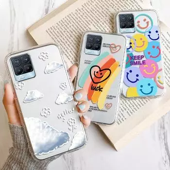Чехол для телефона Realme 8i 8 Pro 9i 9 7 6 C21Y C21 C25Y Realme GT Narzo 30 5G, чехол для OPPO A53 A9 2020 A15 Reno 5 Lite Google Pixel 6 Cartoon Shell