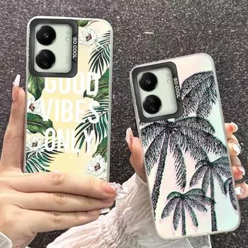 Чехол для телефона Redmi 13C 4G 5G 12C 10C A1 A2 Plus 9 9A 9i Note 10 11 12 для Xiaomi 11 Lite NE Poco X3 NFC Pro противоударный бампер градиентный чехол Aurora Xiaomi Mi 11 Lite