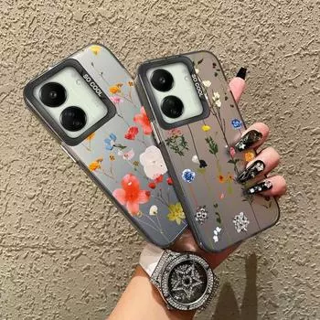 Чехол для телефона Redmi 13C 4G 5G 12C 10C A1 A2 Plus 9 9A 9i Note 10 11 12 для Xiaomi 11 Lite NE Poco X3 NFC Pro противоударный бампер серебристый черный чехол Redmi 13C 5G