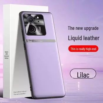 Чехол для телефона Redmi K60 Extreme Edition Liquid Leather Anti-Fall Protective - доступна доставка одной штукой Redmi K60 Extreme Edition