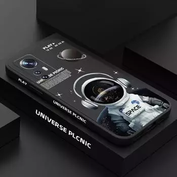 Чехол для телефона Redmi Note 11 10 9 Pro 11S 10S 9S, милый чехол с астронавтом для Xiaomi Mi 11T 12 13 12T Lite Poco X3 X4 X5 Pro, чехол For Mi 13 Pro