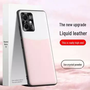 Чехол для телефона Redmi Note 12 Liquid Leather: Защитный чехол от падений и обрастания. Цельная конструкция, возможна доставка. Redmi Note 12