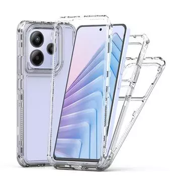 Чехол для телефона Redmi Note 14 Pro 5G 3 в 1, ударопрочный, тонкий, прозрачный, защитный чехол для Redmi Note14 Pro 5G Redmi Note 14 5G чистый