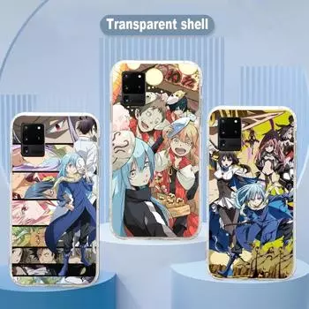 Чехол для телефона «Реинкарнация в виде слизи» для Samsung Galaxy S10 S21 S22 Plus Ultra A91 A51 A21S A12, прозрачный чехол для телефона Galaxy S30
