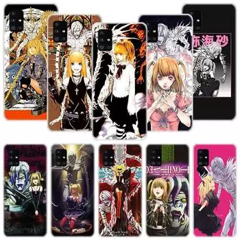 Чехол для телефона Rem and Misa Death Note с аниме для Samsung Galaxy A12 A22 A32 A42 A52 A72 A51 A71 5G A41 A31 A21 A02S M12 M21 M31 M30S Samsung A12 5G
