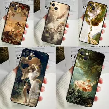 Чехол для телефона Renaissance Art Paint для iPhone 16 15 14 13 12 11 Pro Max Mini X XR XS Max 7 8 Plus задняя крышка iPhone 14 Plus
