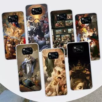 Чехол для телефона Renaissance Art Painting для Xiaomi Poco X3 GT X4 NFC M4 Pro M3 M2 F3 F2 F1 Mi Note 10 A3 A2 Lite A1 CC9E Fundas Xiaomi Poco X3