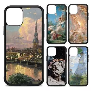 Чехол для телефона Renaissance Art Painting, силиконовый чехол из ПК+ТПУ для iPhone 11 12 13 Pro Max 8 7 6 Plus X SE XR, жесткие чехлы iphone 14