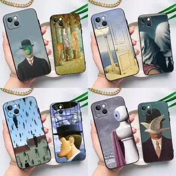 Чехол для телефона Rene Magritte для iPhone 15 13 12 11 14 Pro Max Mini X XR XS MAX SE 2020 7 8 Plus задняя крышка iPhone 12