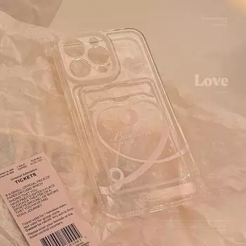 Чехол для телефона Ribbon Pink Love Card Bag 15promax