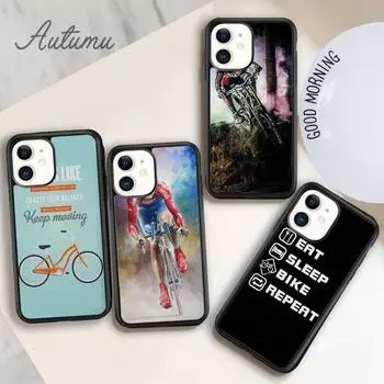 Чехол для телефона Ride Mountain Biking Bicycle для iPhone 11 12 13 14 Pro Max mini X XR XS SE 2020 6S 7 8 Plus Galaxy S21 S22 iPhone 6plus