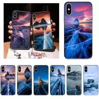 Чехол для телефона Россия Озеро Байкал для iPhone 11 12 Mini 13 Pro XS Max X 8 7 6s Plus 5 SE XR iPhone11