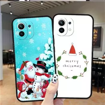 Чехол для телефона «Рождественская елка Снеговик Санта» для Xiaomi 9T 9SE 9 12 11T 10 11 11i Lite Ultra Note10 Poco M3 F3 F4 M4 X4 GT Pro Xiaomi 9