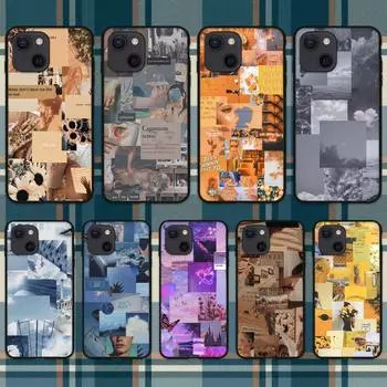 Чехол для телефона RUICHI Aesthetic Collage для iPhone 11 12 Mini 13 Pro XS Max X 8 7 6s Plus 5 SE XR Shell iPhone12mini