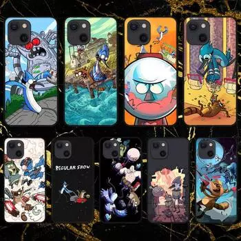 Чехол для телефона RUICHI Cartoon-Regular-Show для iPhone 11 12 Mini 13 Pro XS Max X 8 7 6s Plus 5 SE XR Shell iPhone13PROMAX