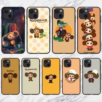 Чехол для телефона RUICHI Чебурашка для iPhone 11 12 Mini 13 Pro XS Max X 8 7 6s Plus 5 SE XR Shell iPhone13