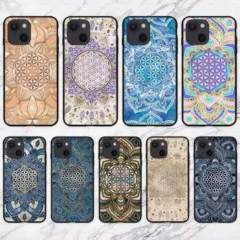 Чехол для телефона RUICHI Flower of Life in Lotus для iPhone 11 12 Mini 13 Pro XS Max X 8 7 6s Plus 5 SE XR Shell iPhone6splus6plus