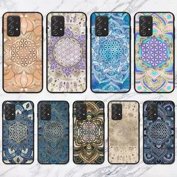 Чехол для телефона RUICHI Flower of Life in Lotus для Samsung Galaxy A02 A12 A21 A22 A32 A41 A42 A51 A71 A72 SamsungA40