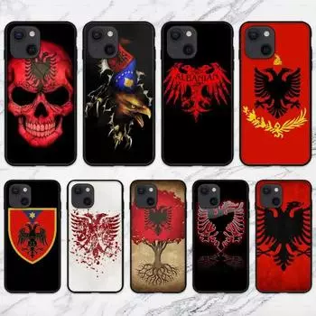 Чехол для телефона RUICHI с флагом Албании для iPhone 11 12 Mini 13 Pro XS Max X 8 7 6s Plus 5 SE XR Shell iPhone12mini