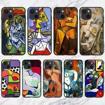 Чехол для телефона с абстрактной живописью Пикассо для iPhone 11 12 Mini 13 14 15 Pro XS Max X Plus SE XR Shell iPhone15
