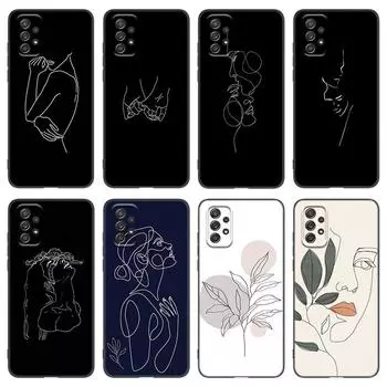 Чехол для телефона с абстрактным рисунком для Samsung Galaxy A21 A30 A50 A52 S A13 A22 A32 4G A23 A33 A53 A73 5G A12 A31 A51 A70 A71 A72 Samsung A22 4G