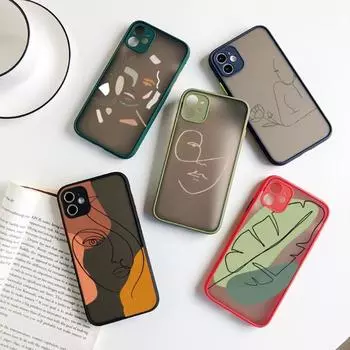 Чехол для телефона с абстрактным рисунком линий для IPhone 14 13 12 11 Mini Pro Max XS X Max XR 8 7 Plus SE 2022, цвет кожи, чехол для телефона iPhone 14