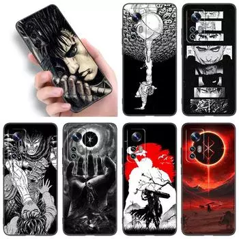 Чехол для телефона с аниме Berserk Guts для Xiaomi Mi A2 8 9 SE Note 10 10T 11 12 Lite 9T 11T 12S 12T Pro A3 6X 12X, мягкий черный чехол из ТПУ Xiaomi Mi A2(6X)
