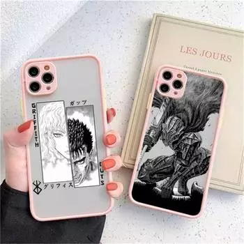 Чехол для телефона с аниме Berserk Guts, матовый прозрачный чехол для iphone 14 11 12 13 plus mini x xs xr pro max iPhone11pro