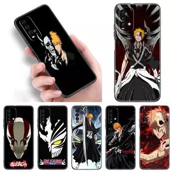 Чехол для телефона с аниме BLEACHS для Xiaomi Redmi Note 11 10 9 8 Pro 11T 5G 10T 10S 9S 9T 9i 9C 9A 8T, мягкий черный чехол из ТПУ, чехол принципиально Redmi 8