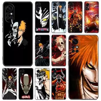 Чехол для телефона с аниме BLEACHS для Huawei Honor 60 50 SE 30S Mate 30 20 10 Lite 40 Nova 9 8 Pro Y60 8i 7i 7SE 5T, черный чехол премиум-класса Huawei Nova 5T