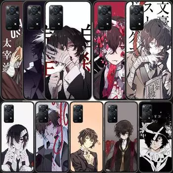 Чехол для телефона с аниме Bungou Stray Dogs Dazai Osamu для Xiaomi Redmi K40 Pro 10 Prime 10A 10C 10X9 9A 9C 9T 8 8A 7 7A 6 6A S2 K30 K2 Redmi 9