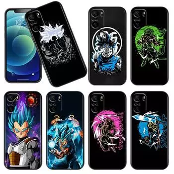 Чехол для телефона с аниме D-Dragons Balls G-okus для Xiaomi Redmi Note 12 11E 11S 11 11T 10 10S 9 9T 9S 8T Pro Plus 5G, черный чехол Redmi Note 5