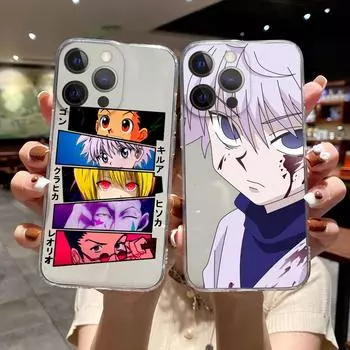 Чехол для телефона с аниме Hisoka Hunter X Hunter для iPhone 11 12 13 Pro Max X XR XSMAX X 6s 8 7 Plus 13Mini, прозрачный мягкий бампер, задняя крышка iPhone 6 6s