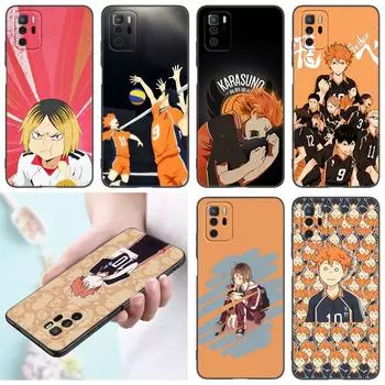Чехол для телефона с аниме Kozume Kenma Haikyuu для Xiaomi Redmi Note 7 8 9 10 Lite 11 11E 11T 12 Pro 11S 4G 10T 5G 8T 9S 10S, черный чехол Redmi Note 7(Pro)