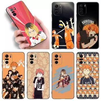 Чехол для телефона с аниме Kozume Kenma Haikyuu для Xiaomi POCO F2 F3 M2 M3 M4 X3 X4 Pro NFC F4 GT 5G F1 X2 C3 C31 C40 M5S, черный чехол из ТПУ Xiaomi POCOphone F1