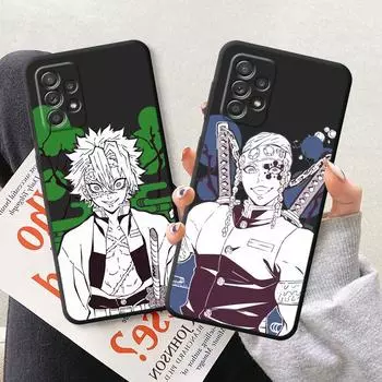 Чехол для телефона с аниме Kurama Demon Slayer для Samsung Galaxy A03 Core A04 A02s A10s A70 A54 A34 A02 A01 A20e A50 A40 A03s Samsung A10