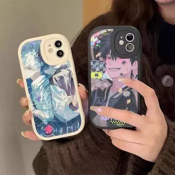 Чехол для телефона с аниме Link Click Time Agent, твердый кожаный чехол для iPhone 14 13 12 Mini 11 14 Pro Max Xs X Xr 7 8 Plus 6 6s iphone 11 pro
