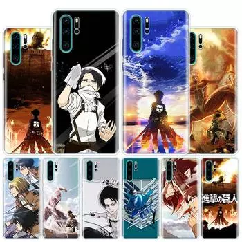Чехол для телефона с аниме-наклейкой Attack on Titan для Huawei Y5 Y6 Y7 Y9S P Smart Z 2019 Honor 10 Lite 9 20 9X 8S 8X 8A Pro 7A 7X Coque Huawei Y5 2019