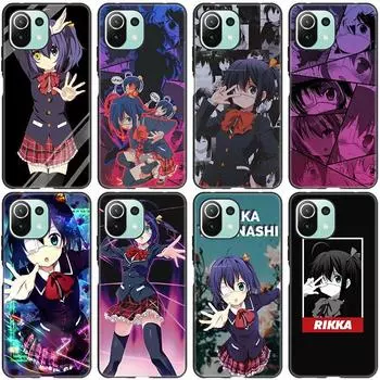 Чехол для телефона с аниме Takanashi Rikka для Xiaomi Mi 11 Lite NE 11i 10T 11T Pro A2 A3 Lite POCO F3 M3 M4 C31 X3 Pro NFC GT, черный чехол Xiaomi Mi A2 Lite