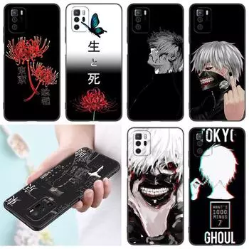 Чехол для телефона с аниме «Токийский гуль» для Xiaomi Redmi Note 7 8 9 10 Lite 11 11E 11T 12 Pro 11S 4G 10T 5G 8T 9S 10S, мягкий черный чехол из ТПУ Redmi Note 7(Pro)