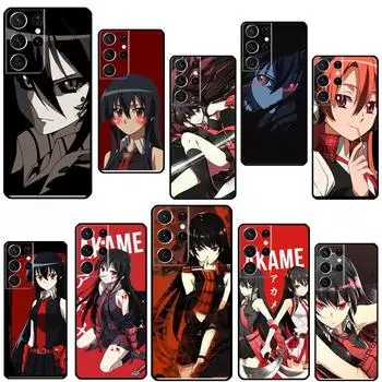 Чехол для телефона с аниме «Убийца Акаме» для Samsung Galaxy S21 Ultra S20 FE S8 S9 S10 S22 Plus Note 20 Ultra, полное покрытие Galaxy S9 Plus
