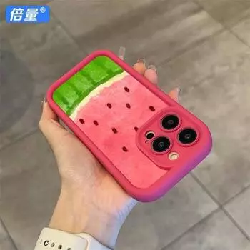 Чехол для телефона с арбузом с семенами, подходит для Apple iPhone 15/13, полный комплект 12, мягкий чехол 11, чехол для телефона Dopamine iPhone 15 Pro Max