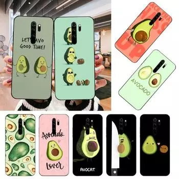 Чехол для телефона с эстетикой авокадо для Xiaomi Mi 12 11T 10T 9T Lite Pro Ultra Note 10 Poco F3 F4 X4 GT, мягкий черный чехол для телефона Xiaomi 12 or 12X