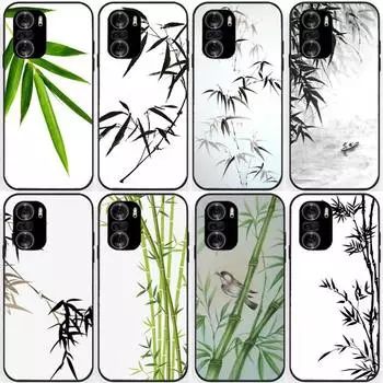 Чехол для телефона с бамбуковой росписью для Redmi 9A 8A 6A Note 9 8 10 11S 8T Pro Max 9 K20 K30 K40 Pro PocoF3 Note11 5G чехол redmi note8T